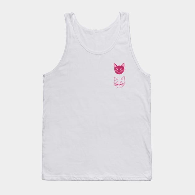 MeshMinds Astrocat Face Tank Top by Meshminds